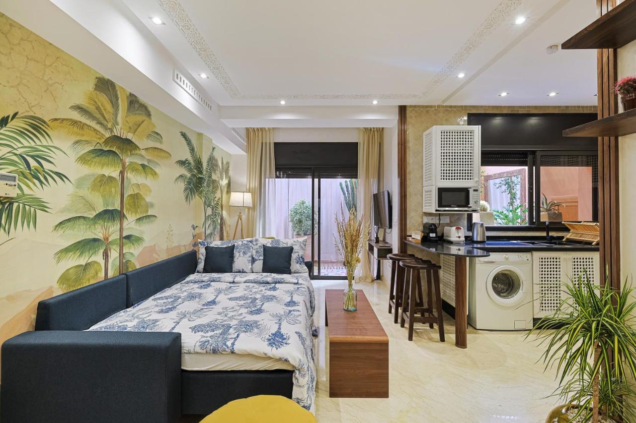 Oasis - Appartement Authentique A Gueliz Маракеш Екстериор снимка