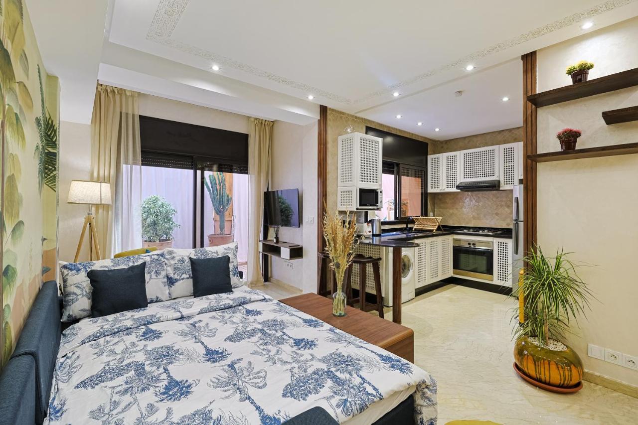 Oasis - Appartement Authentique A Gueliz Маракеш Екстериор снимка