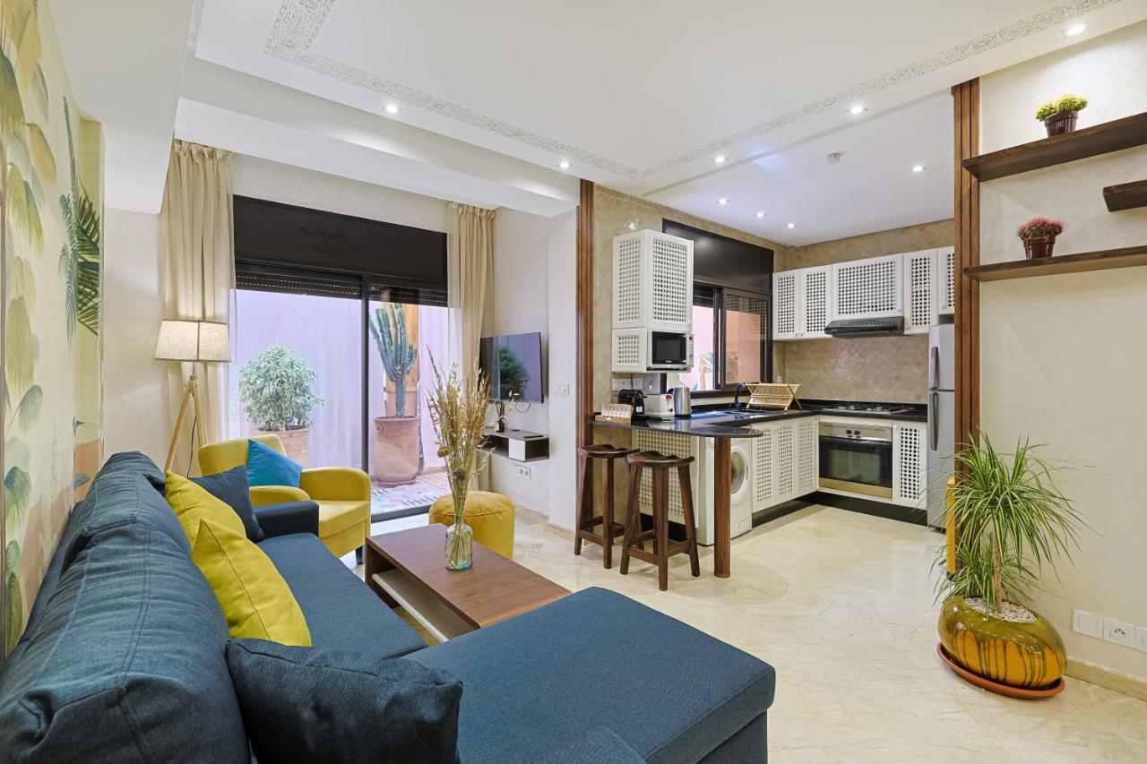 Oasis - Appartement Authentique A Gueliz Маракеш Екстериор снимка